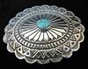 Navajo sterling silver buckle 1