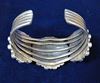 Native American bracelet, sterling silver, turquoise stones 3