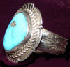 Navajo Silver and Turquoise Ring 12c