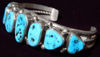 Navajo row bracelet 14c