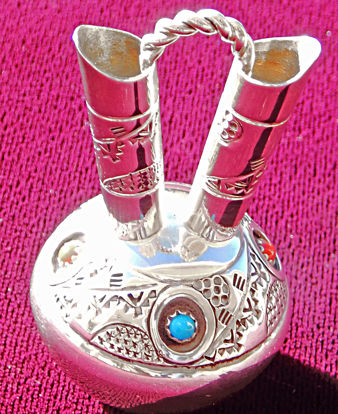 Mini Silver Wedding Vase A